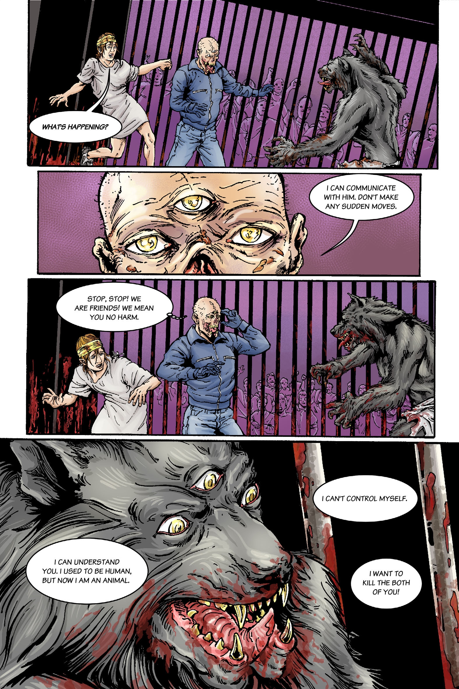 Read online Nazi Werewolves from Outer Space comic -  Issue #5 - 18