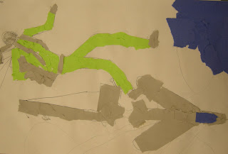 Art at Wealthy: Jacob Lawrence Movement Collage