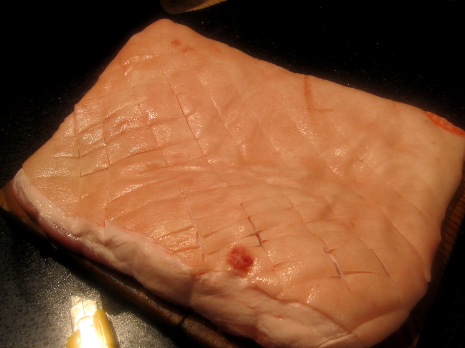 Bubbles n Squeaks Crisp Pork Belly with Caramel Vinegar