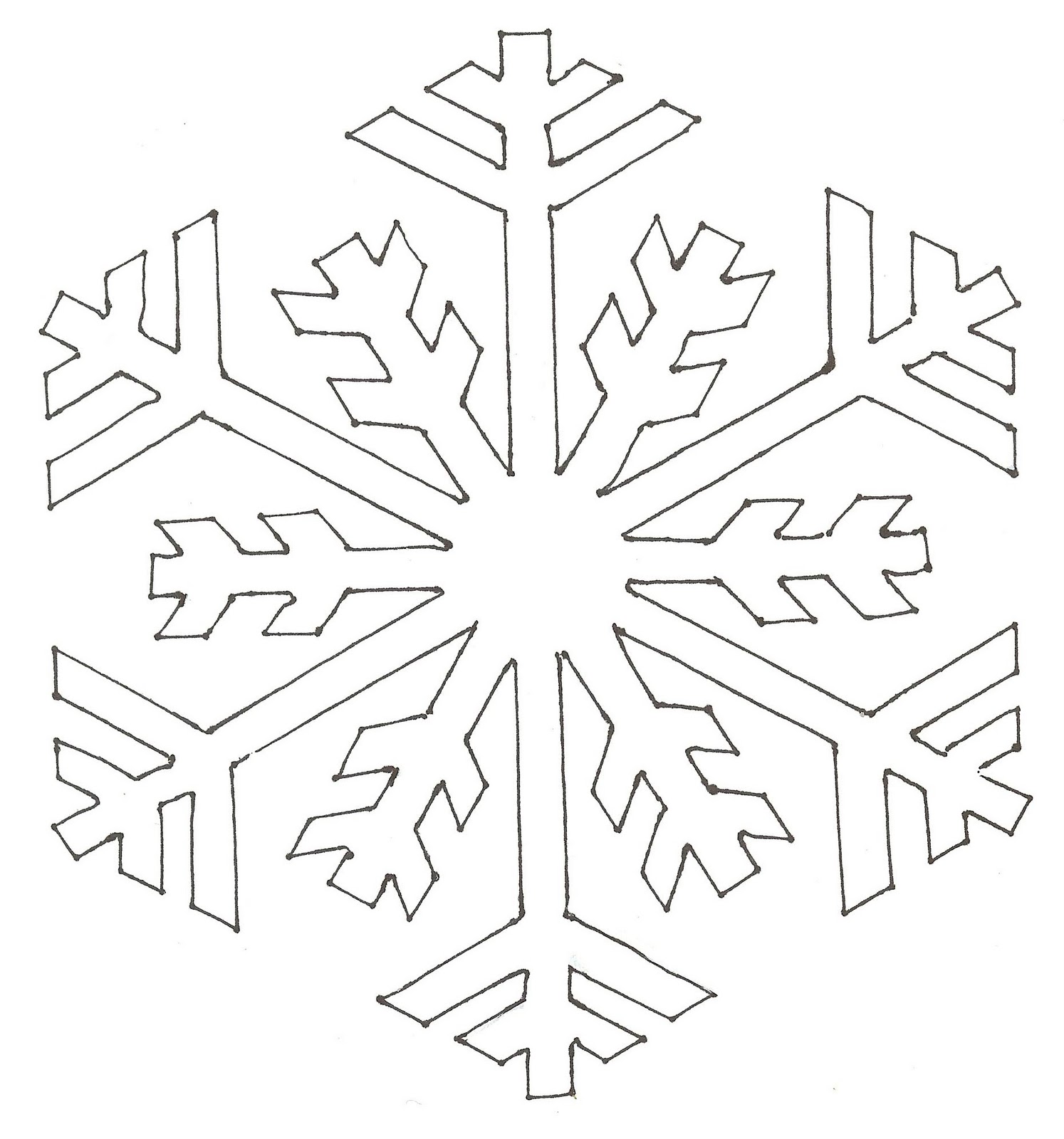 snowflake-pattern-coloring-pages