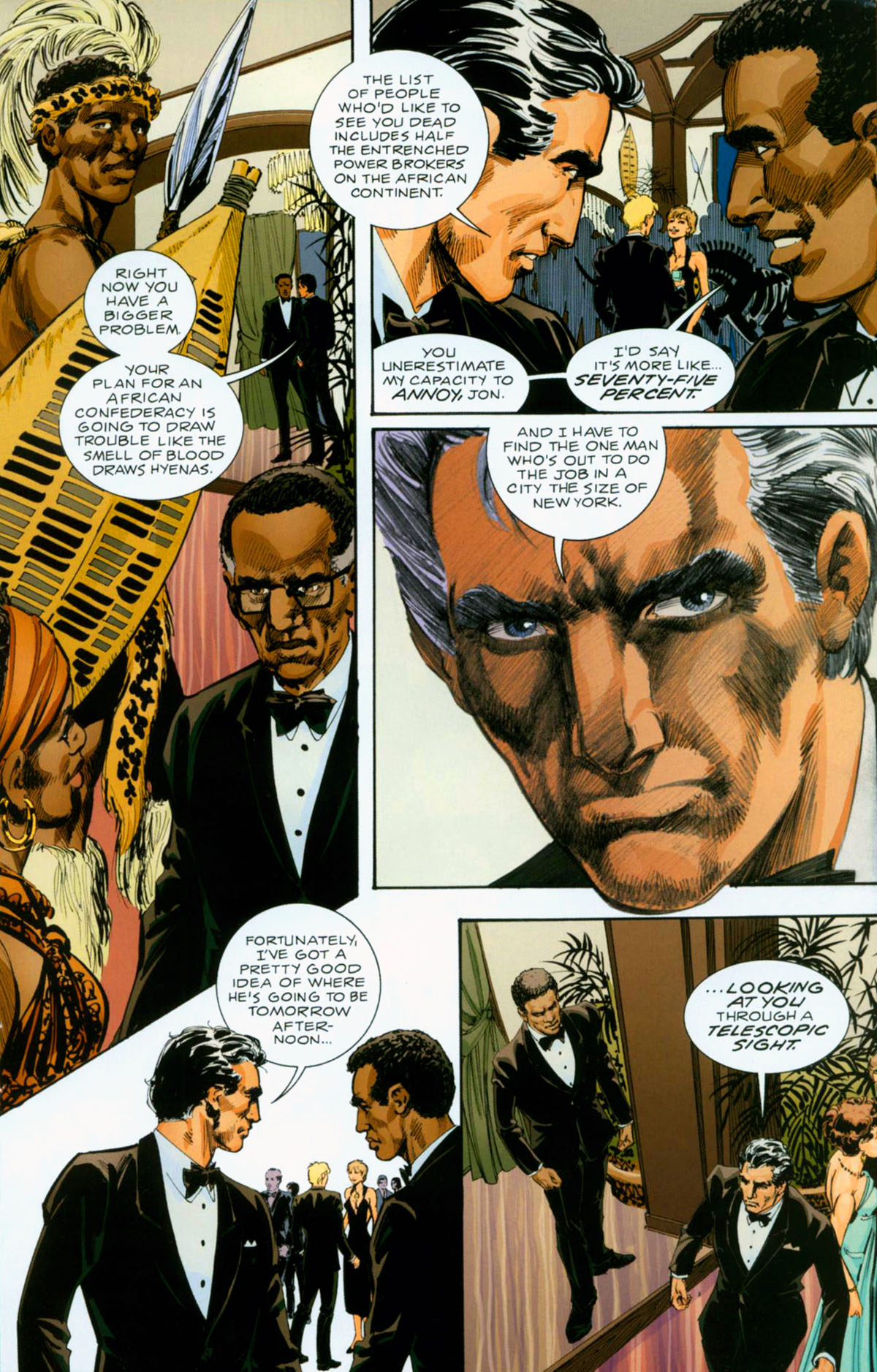 Read online Jon Sable, Freelance: Bloodtrail comic -  Issue #3 - 14