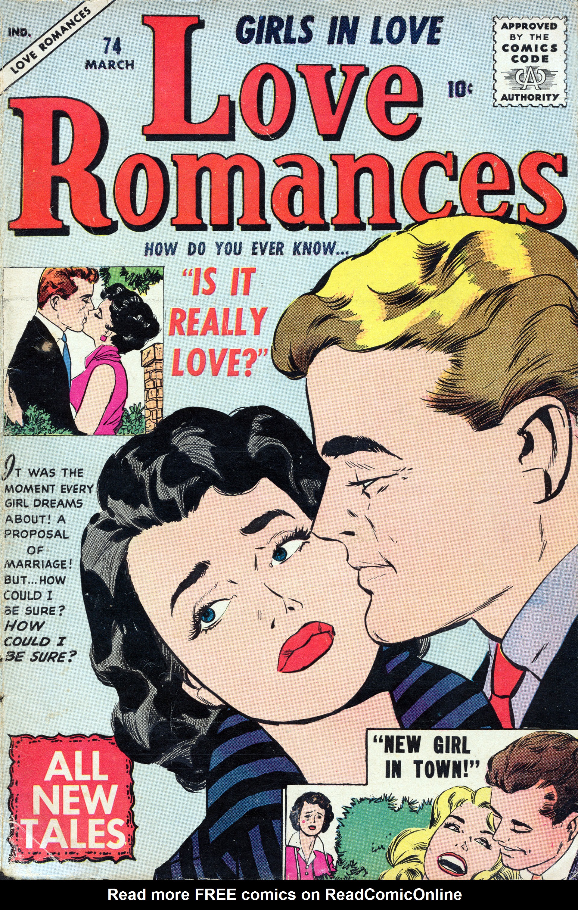 Read online Love Romances comic -  Issue #74 - 1