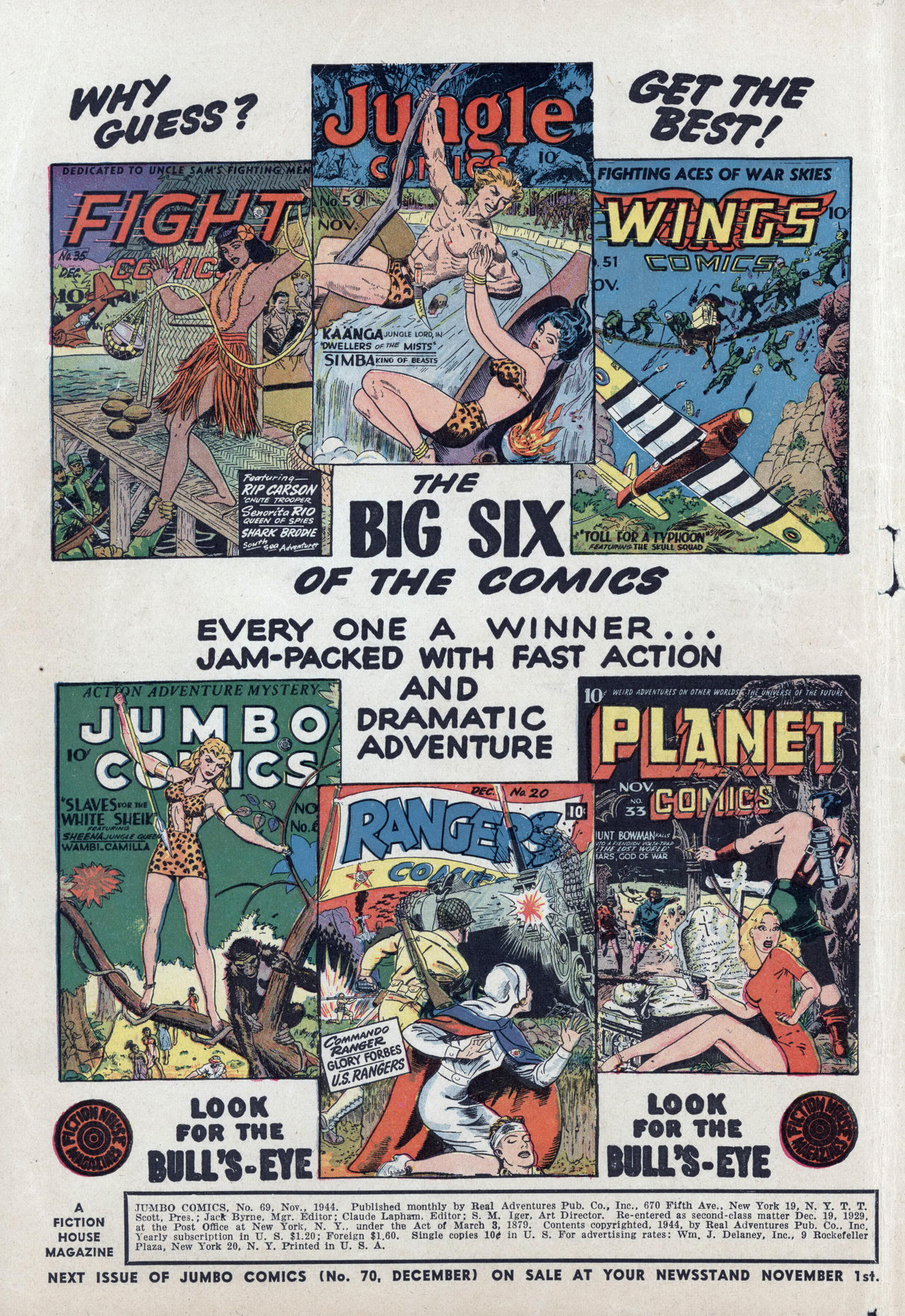 Read online Jumbo Comics comic -  Issue #69 - 2