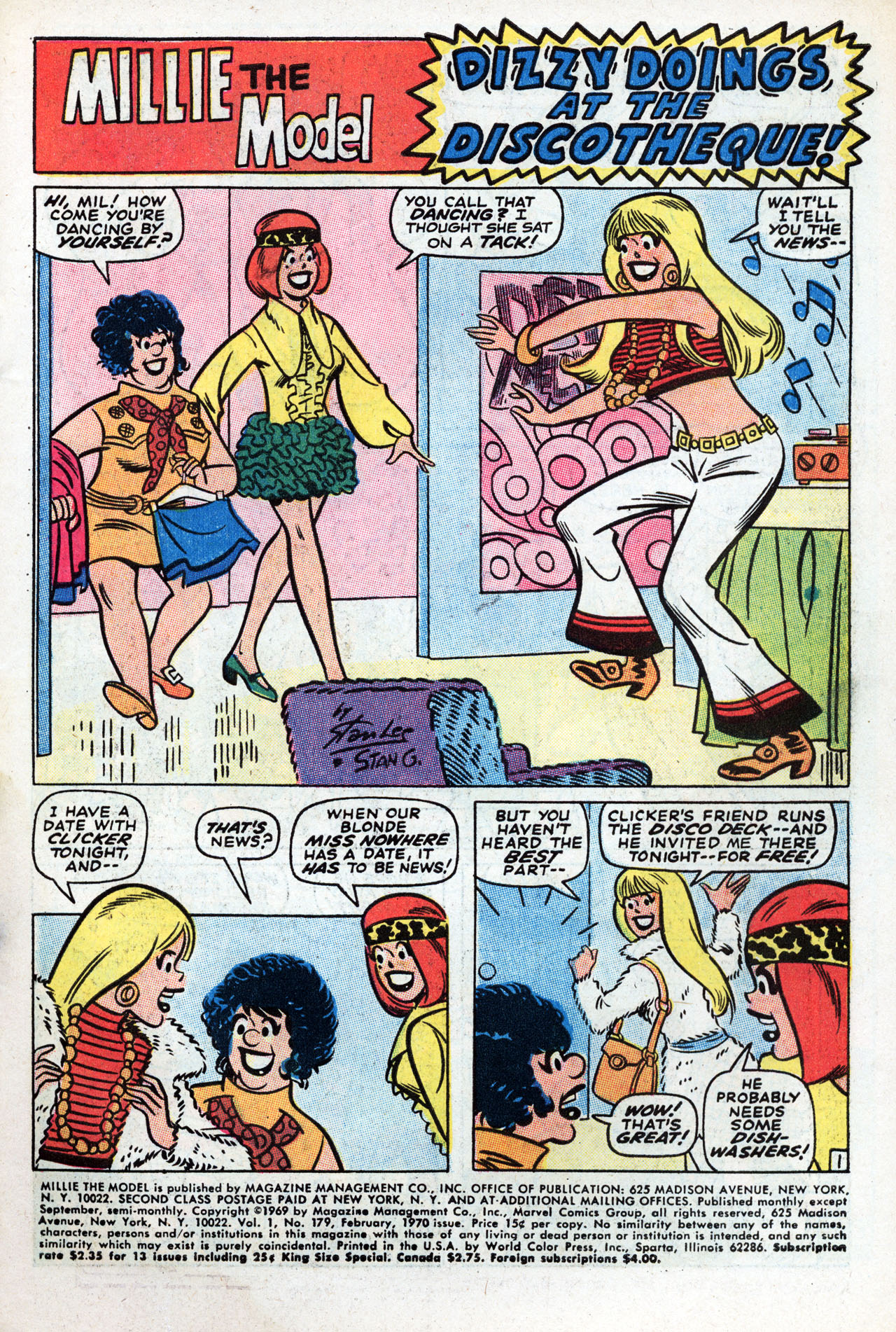 Read online Millie the Model comic -  Issue #179 - 3