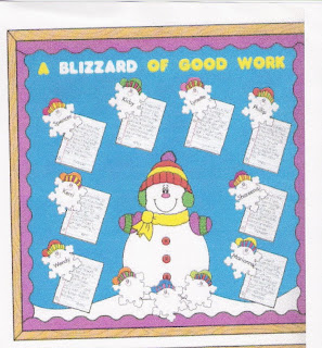 SITE4TEACHERS.COM: Winter Bulletin Board Idea
