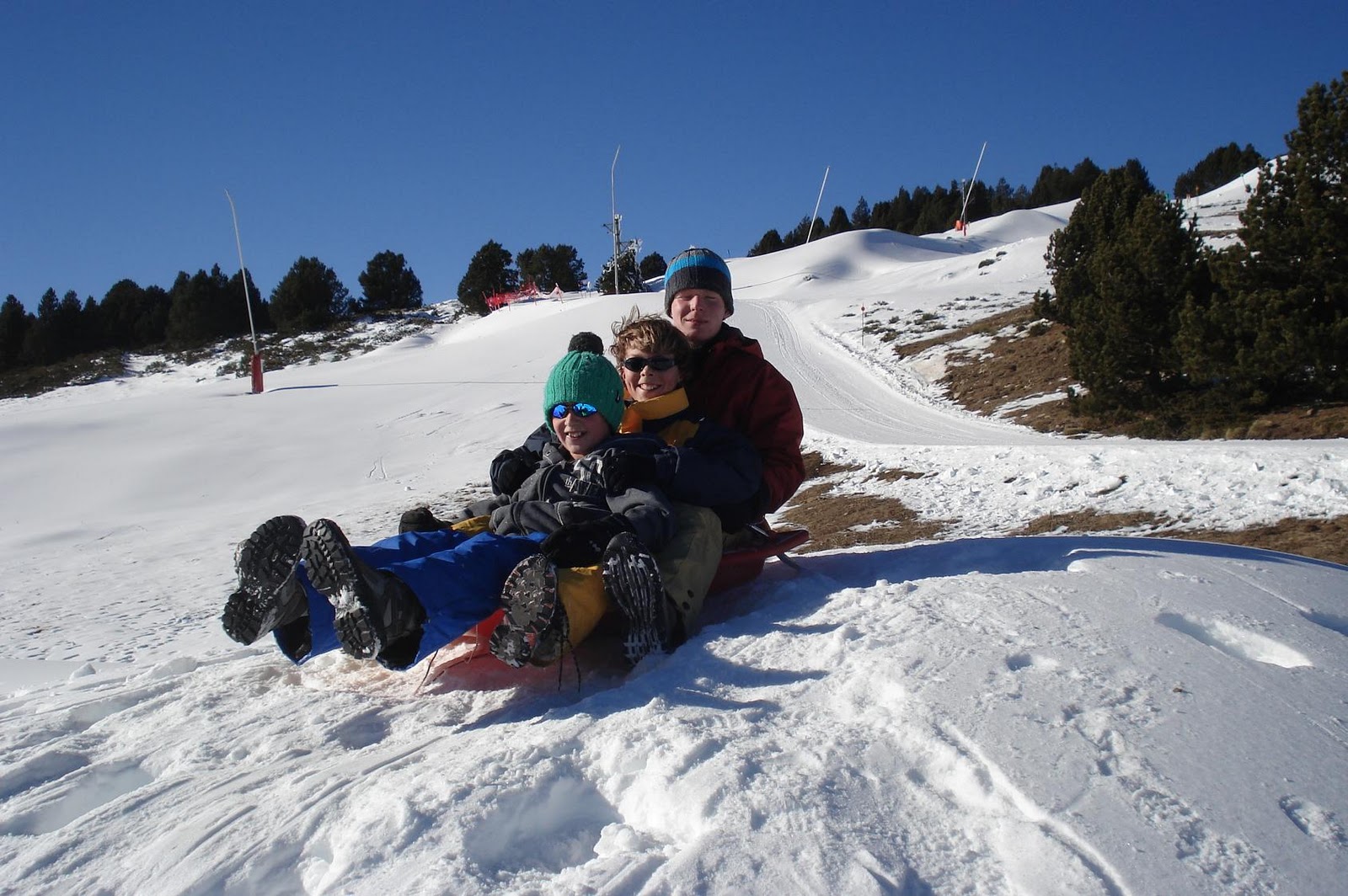 Pôle short track de Font Romeu Après midi luge