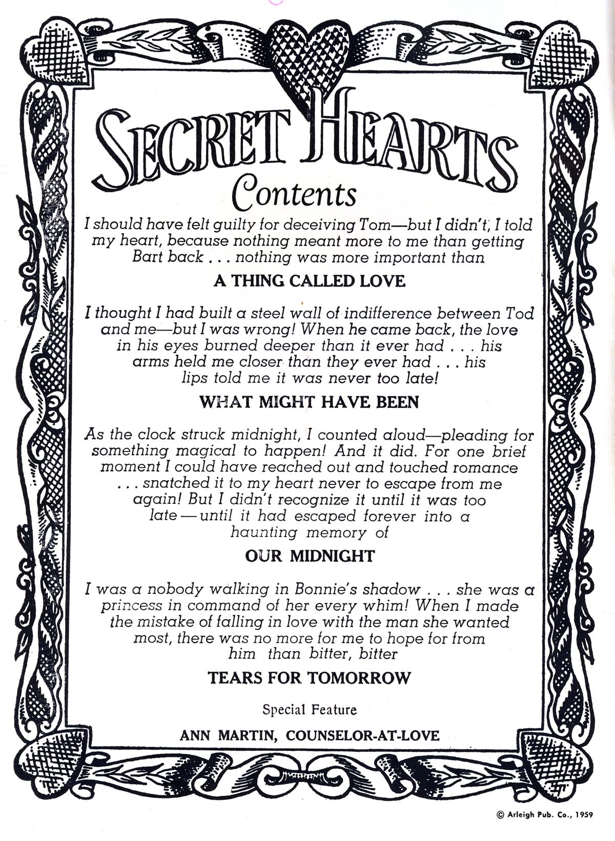 Read online Secret Hearts comic -  Issue #60 - 2