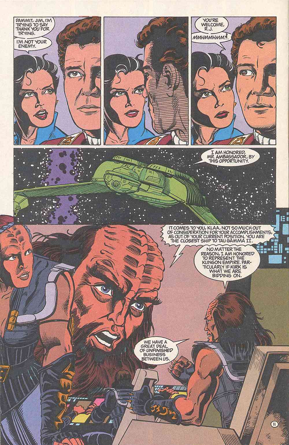 Read online Star Trek (1989) comic -  Issue #8 - 11