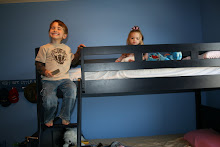 Bronson got a bunkbed!