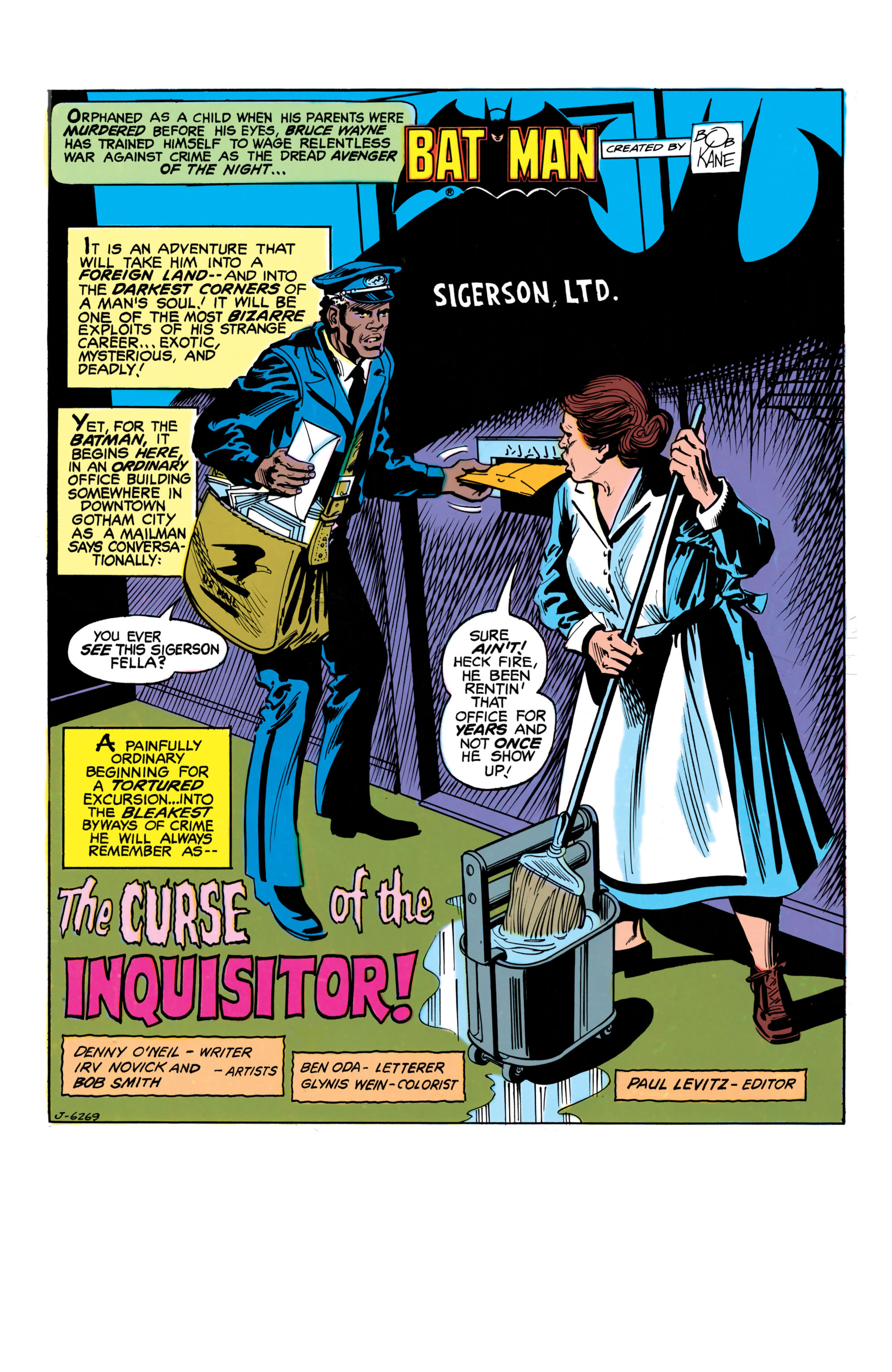 Read online Batman (1940) comic -  Issue #320 - 2