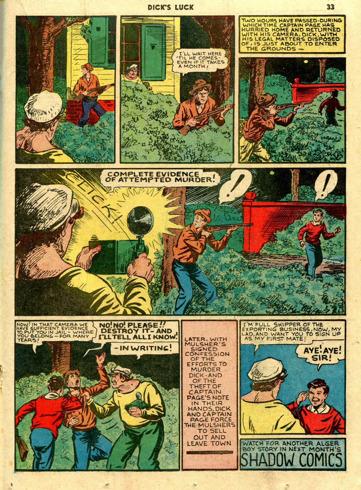 Read online Shadow Comics comic -  Issue #3 - 34