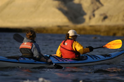 Patagonia Adventure in Puerto Piramides - Patagonia Argentina Patagonia Adventure in Kayak Peninsula Valdes Argentina