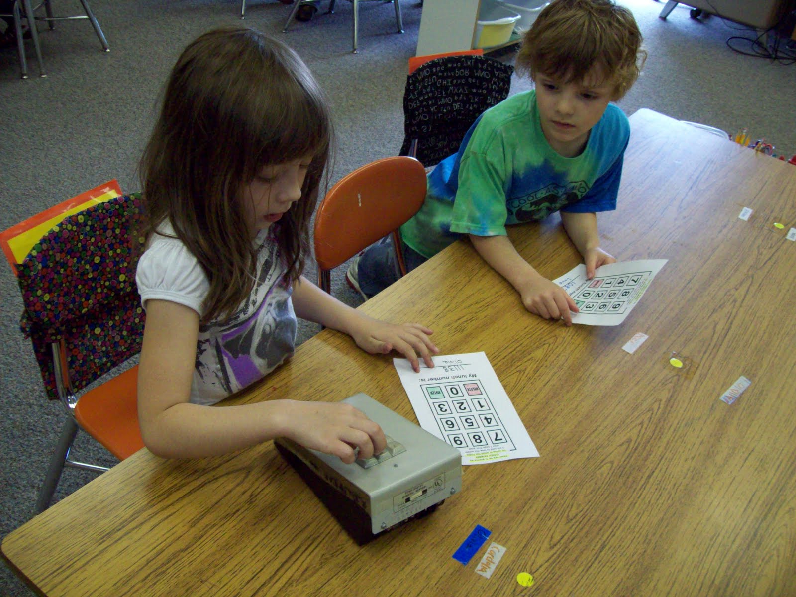 Mrs.Kapsner's Kindergarten Class Getting Ready for 1st Grade LUNCH at