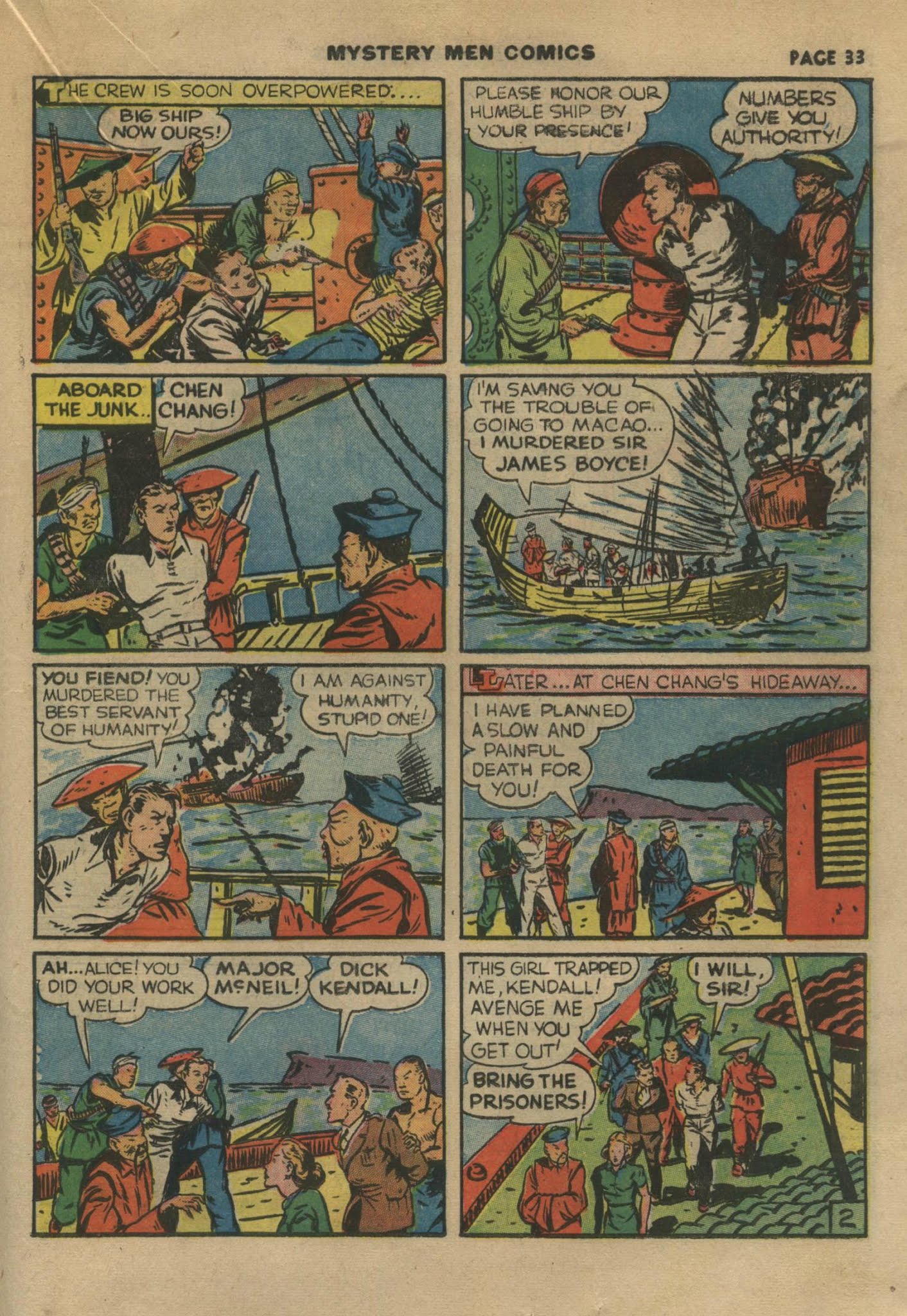 Read online Mystery Men Comics comic -  Issue #15 - 35