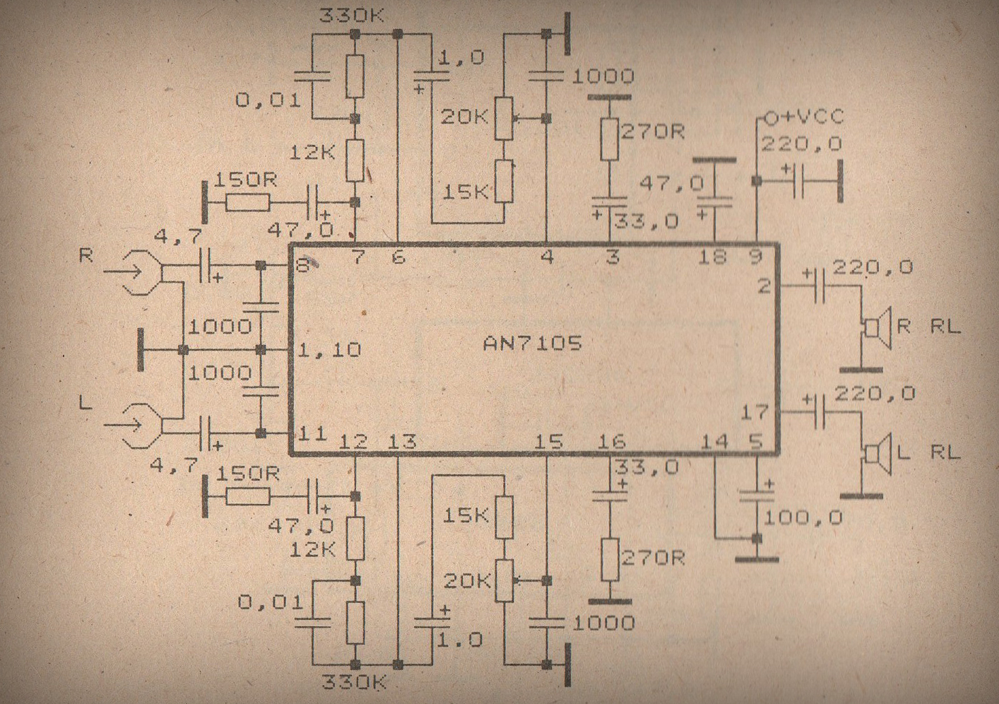 Power Amplifier Circuit with IC ANxxxx Collection - Electronic Circuit