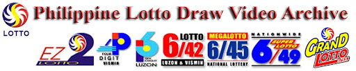 Philippine Lotto Draw Video Result