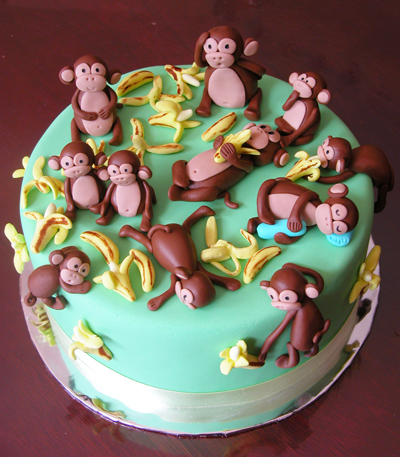 The Cake Shop: Monkey Theme Cake