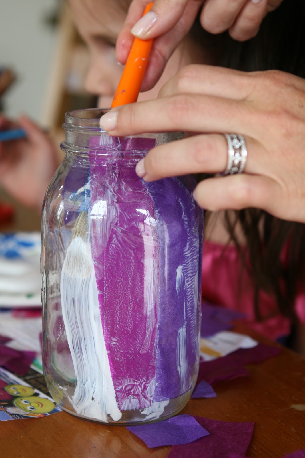 Four Flights of Fancy Mason Jar Luminaries