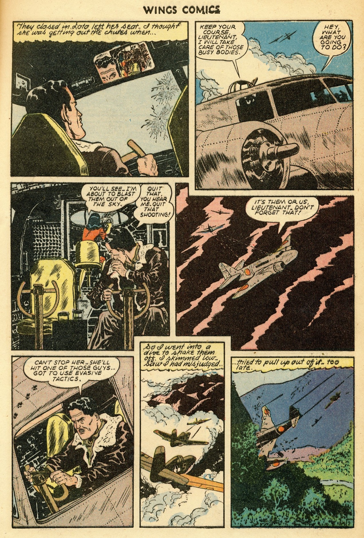 Read online Wings Comics comic -  Issue #60 - 9