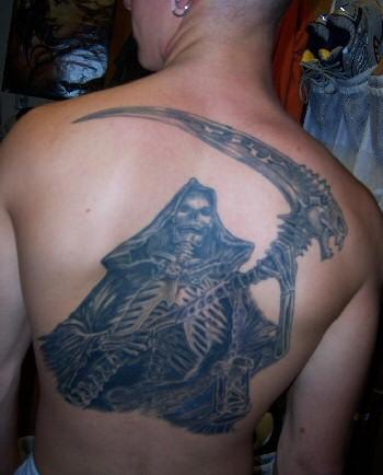 grim reaper tattoo designs. Grim Reaper Tattoo Designs