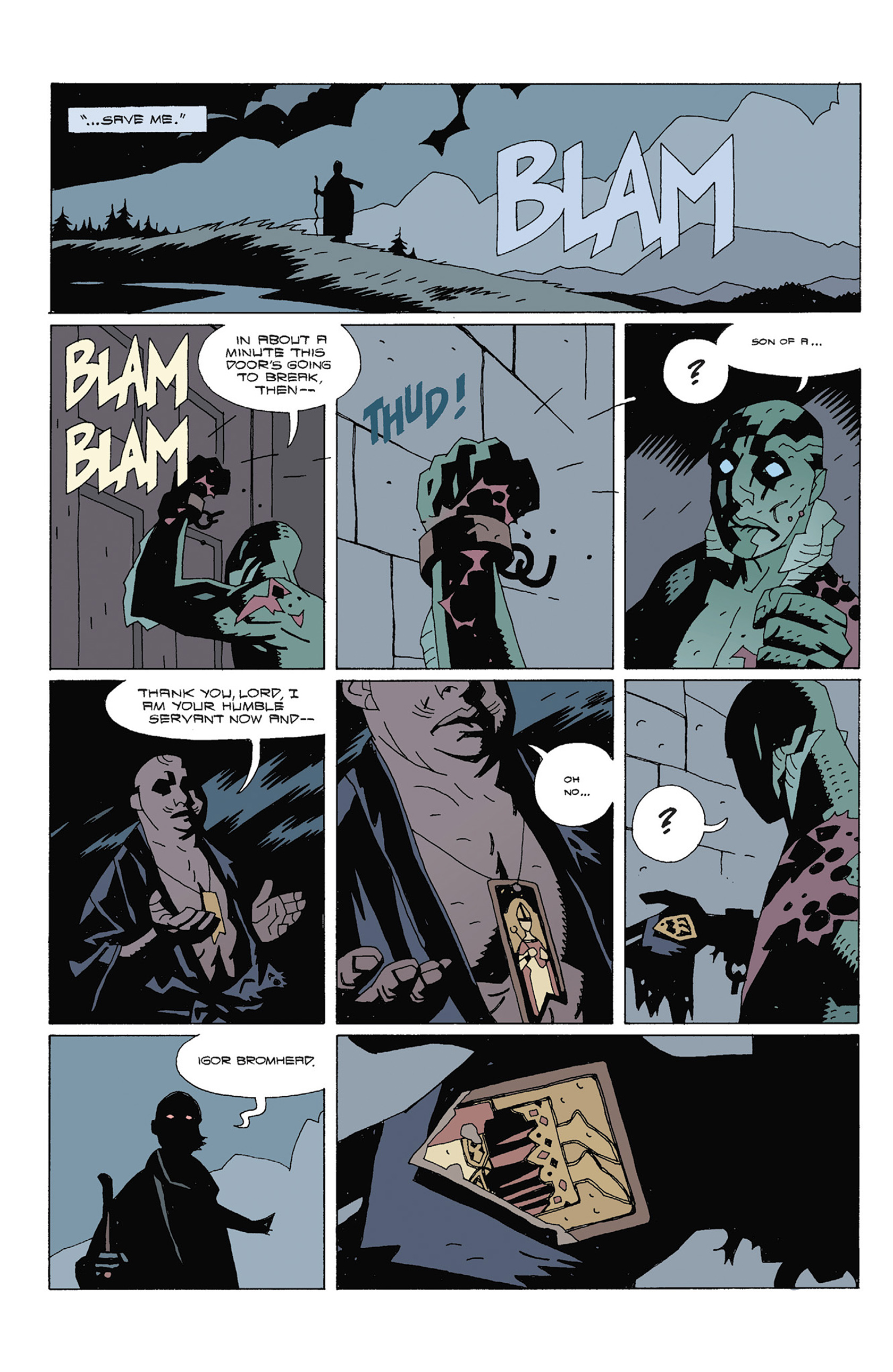 Read online Hellboy: The Right Hand of Doom comic -  Issue # TPB - 112