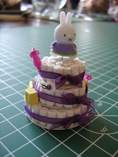 Miniatuur poppenhuizen luiertaart 5