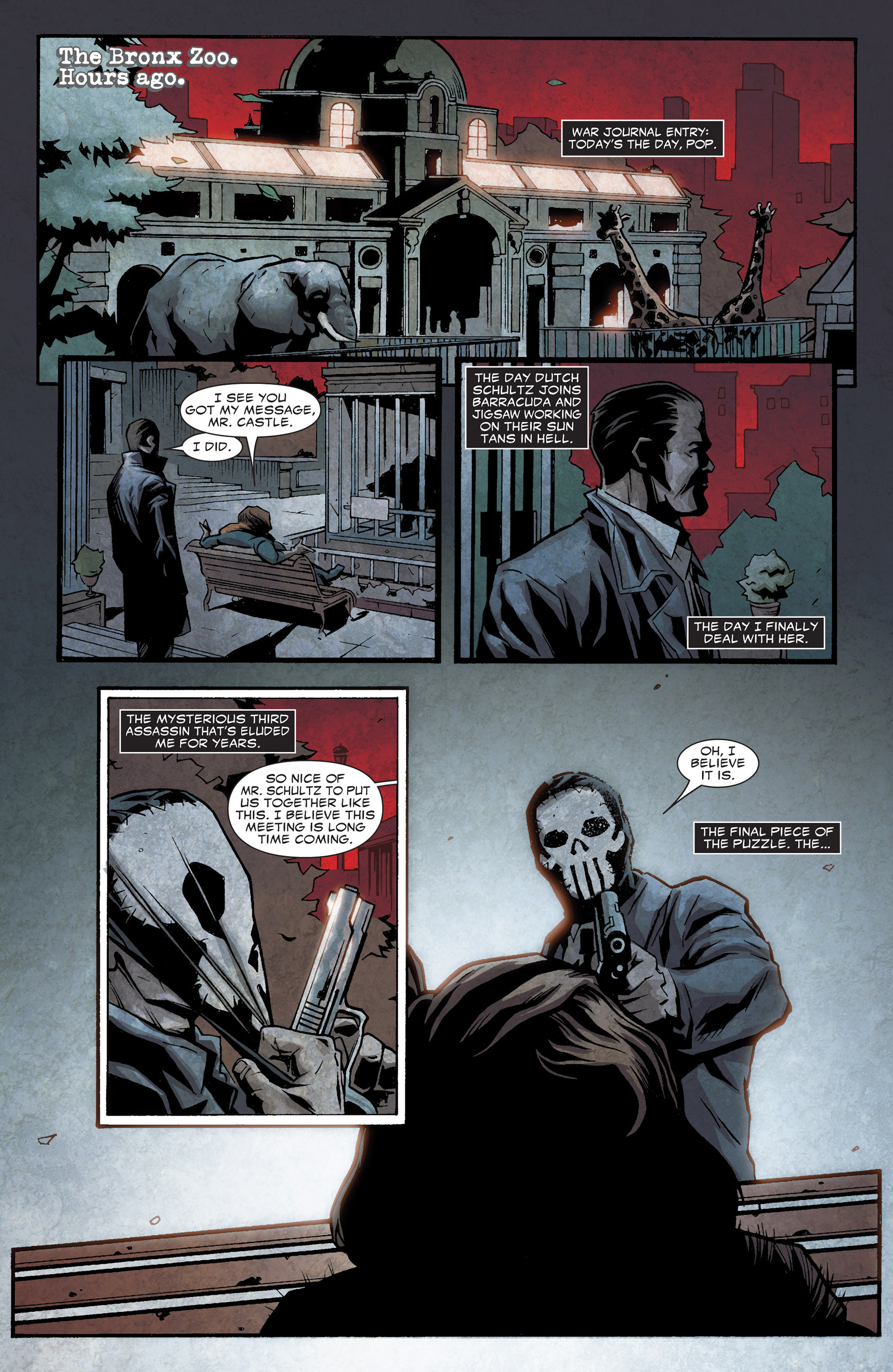 Read online Punisher Noir comic -  Issue #4 - 5