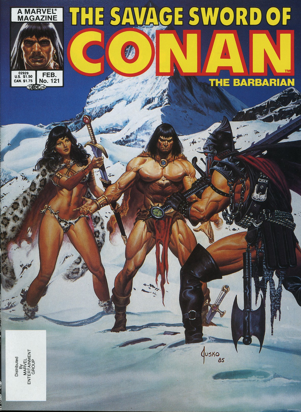 Read online The Savage Sword Of Conan comic -  Issue #121 - 1
