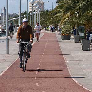 Carril bici - Bahía de Palma