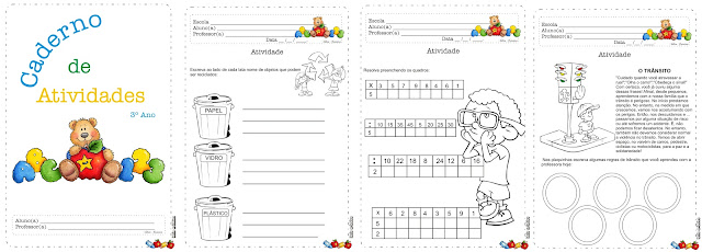 Caderno de Atividades Ursinho Estudioso 3º Ano