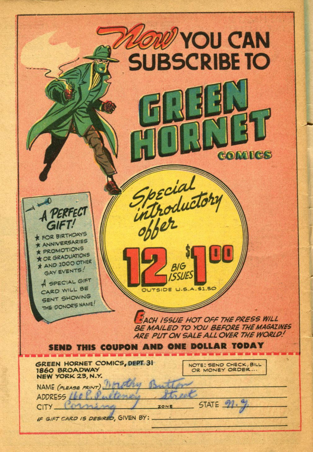 Read online Green Hornet Comics comic -  Issue #31 - 37