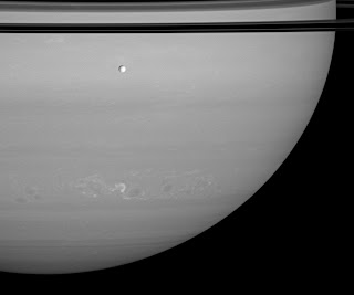 A storm on Saturn
