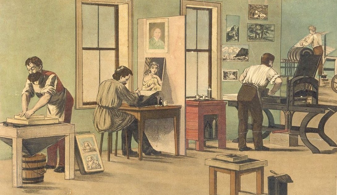Antique Prints Blog Lithographic prints