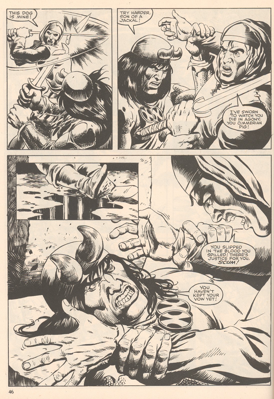 Read online The Savage Sword Of Conan comic -  Issue #105 - 46