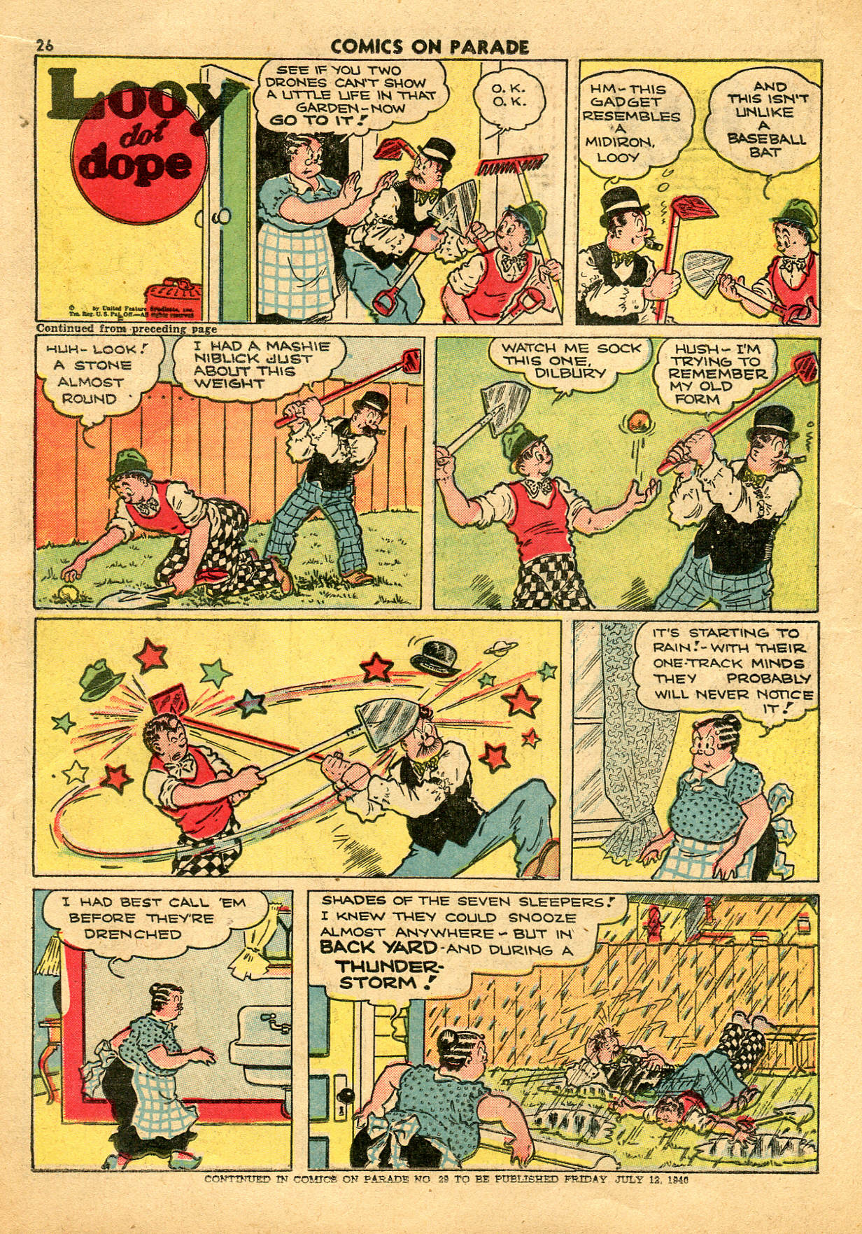 Read online Comics on Parade comic -  Issue #28 - 28