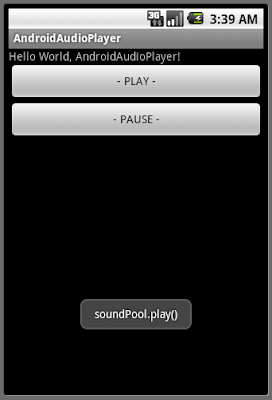 Play audio resources using SoundPool