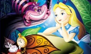 ABAKUHAUS Federa Cuscino Alice Nel Paese Delle Meraviglie 65x40 Cm: Stampata Fronte/Retro, Con Cerniera, Poliestere, Regalo