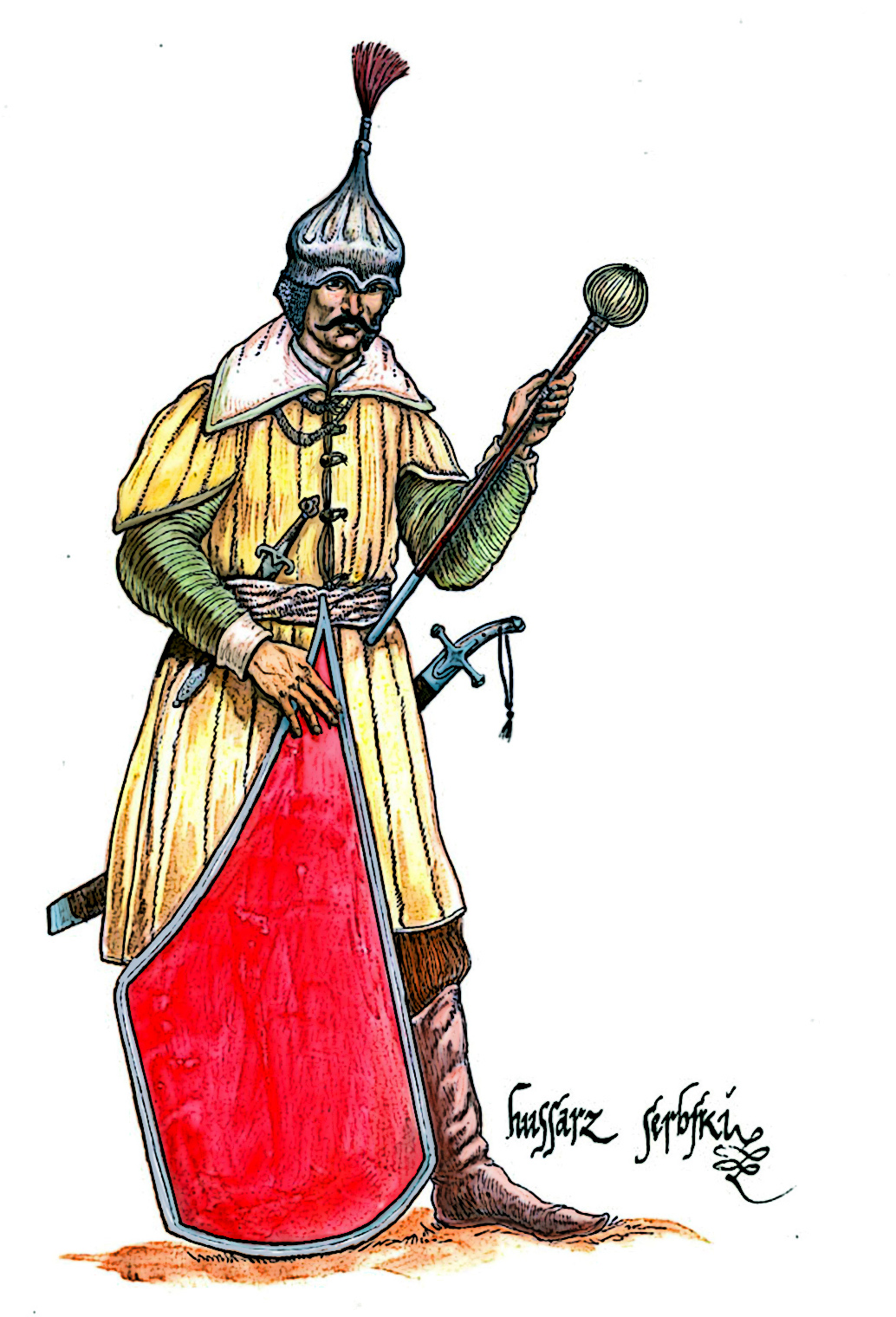 Dariusz caballeros Late XV century Serbian hussar