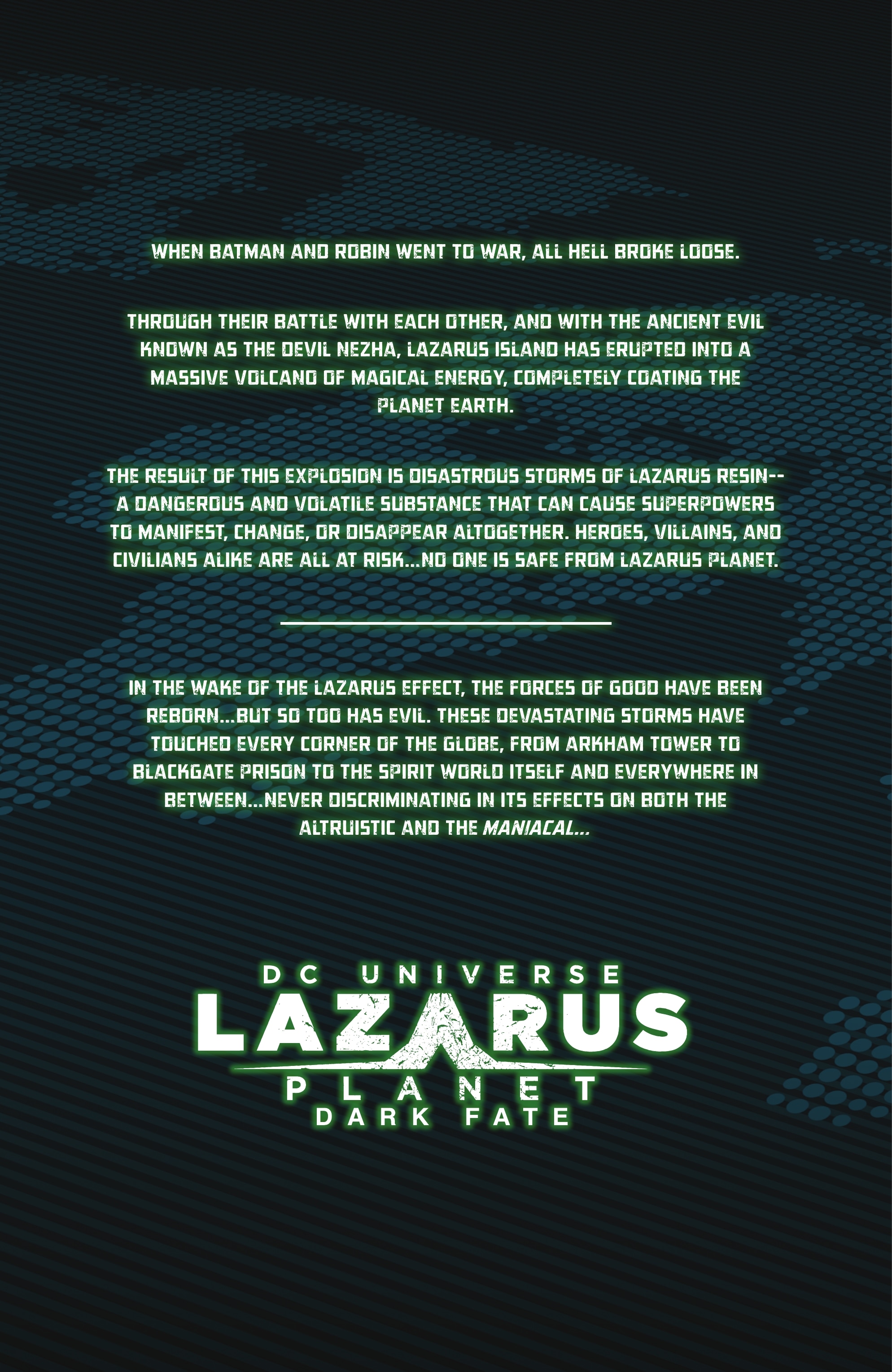 Read online Lazarus Planet: Dark Fate comic -  Issue # Full - 4