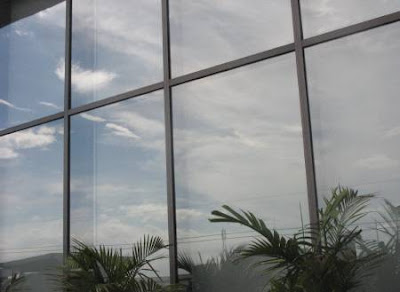 roof deck windows of Shangri-la Plaza mall