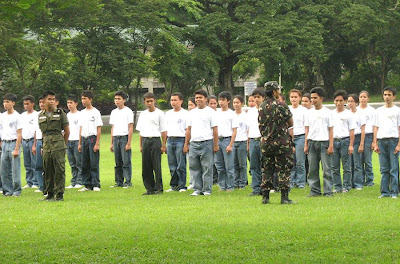 ROTC training in the Philippines