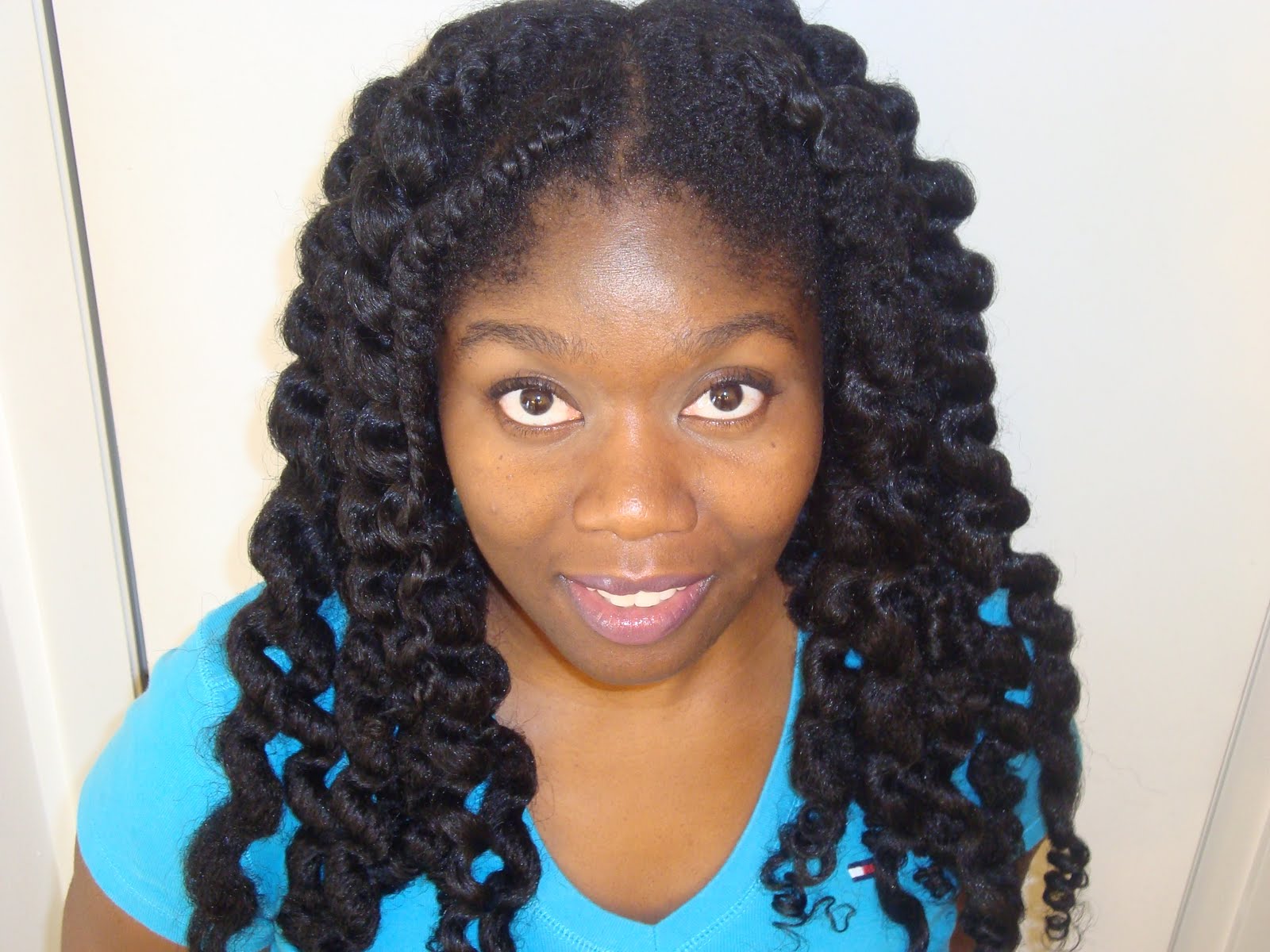 Beautiful Coils Twist out using new products