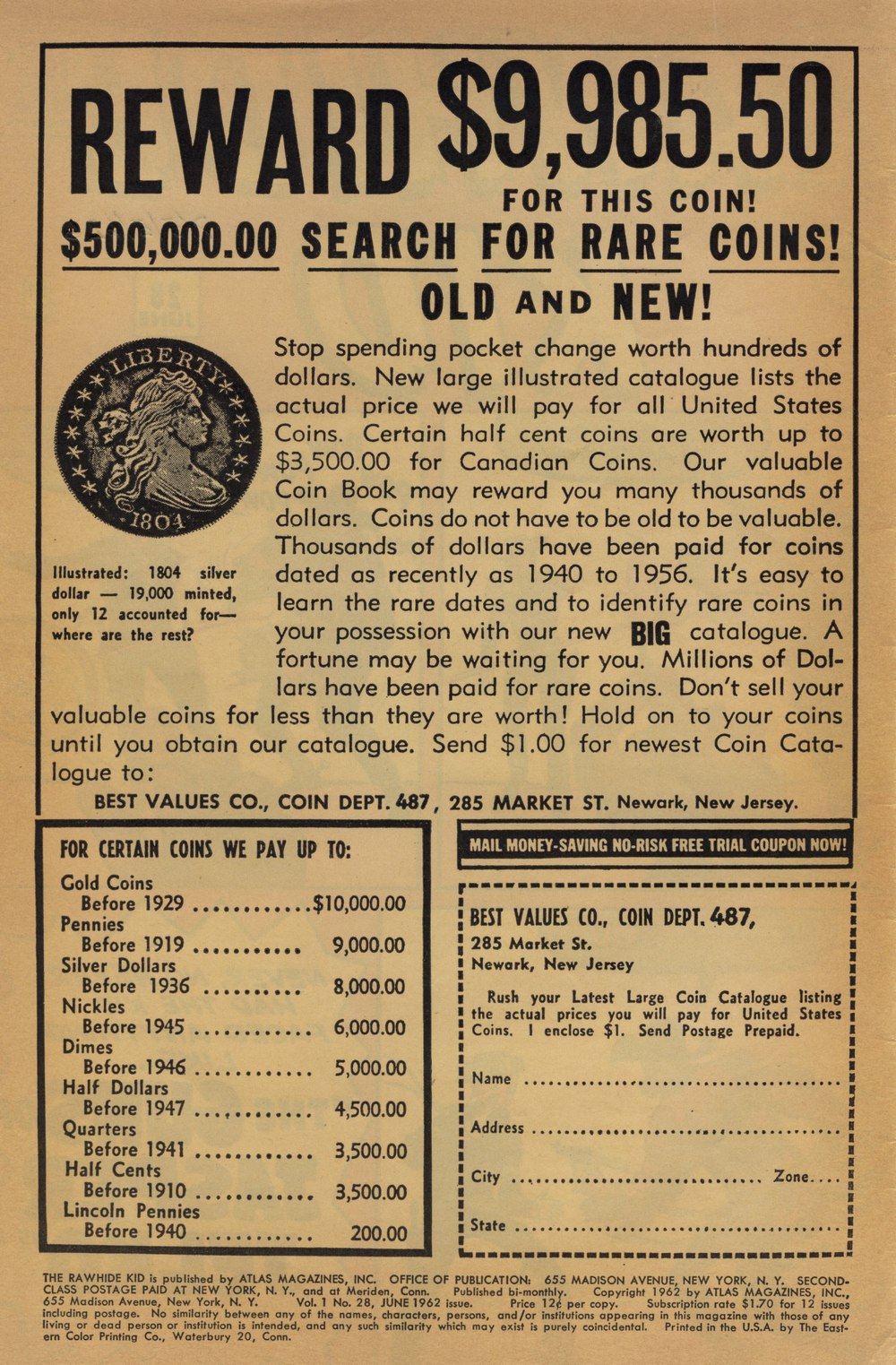 Read online The Rawhide Kid comic -  Issue #28 - 2