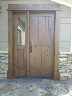 Custom Alder Front Door