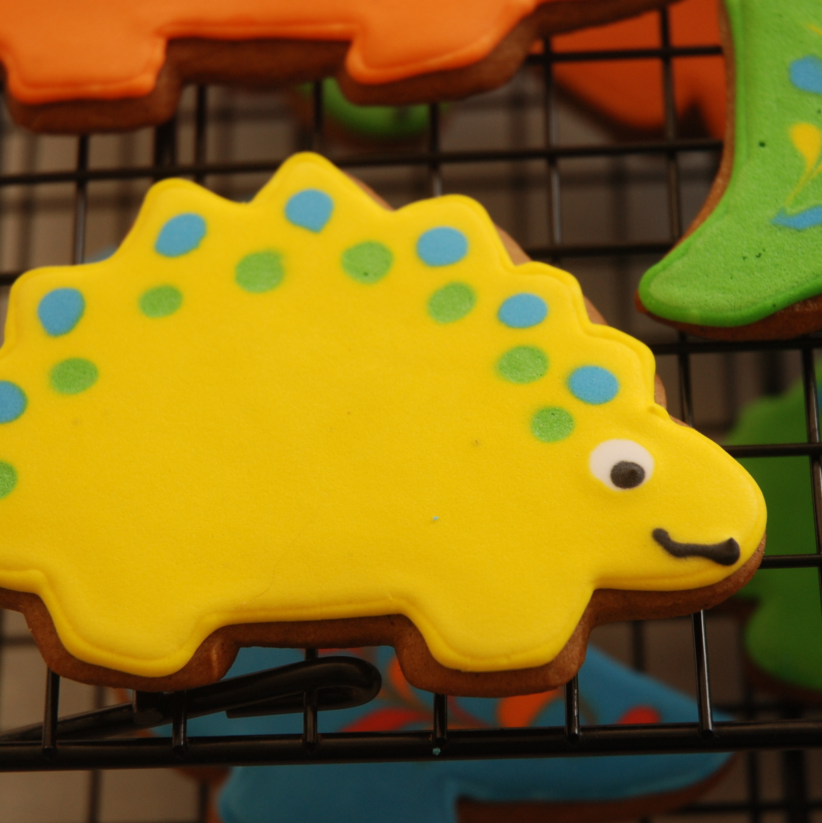 Scrambled Henfruit Dinosaur Cookies