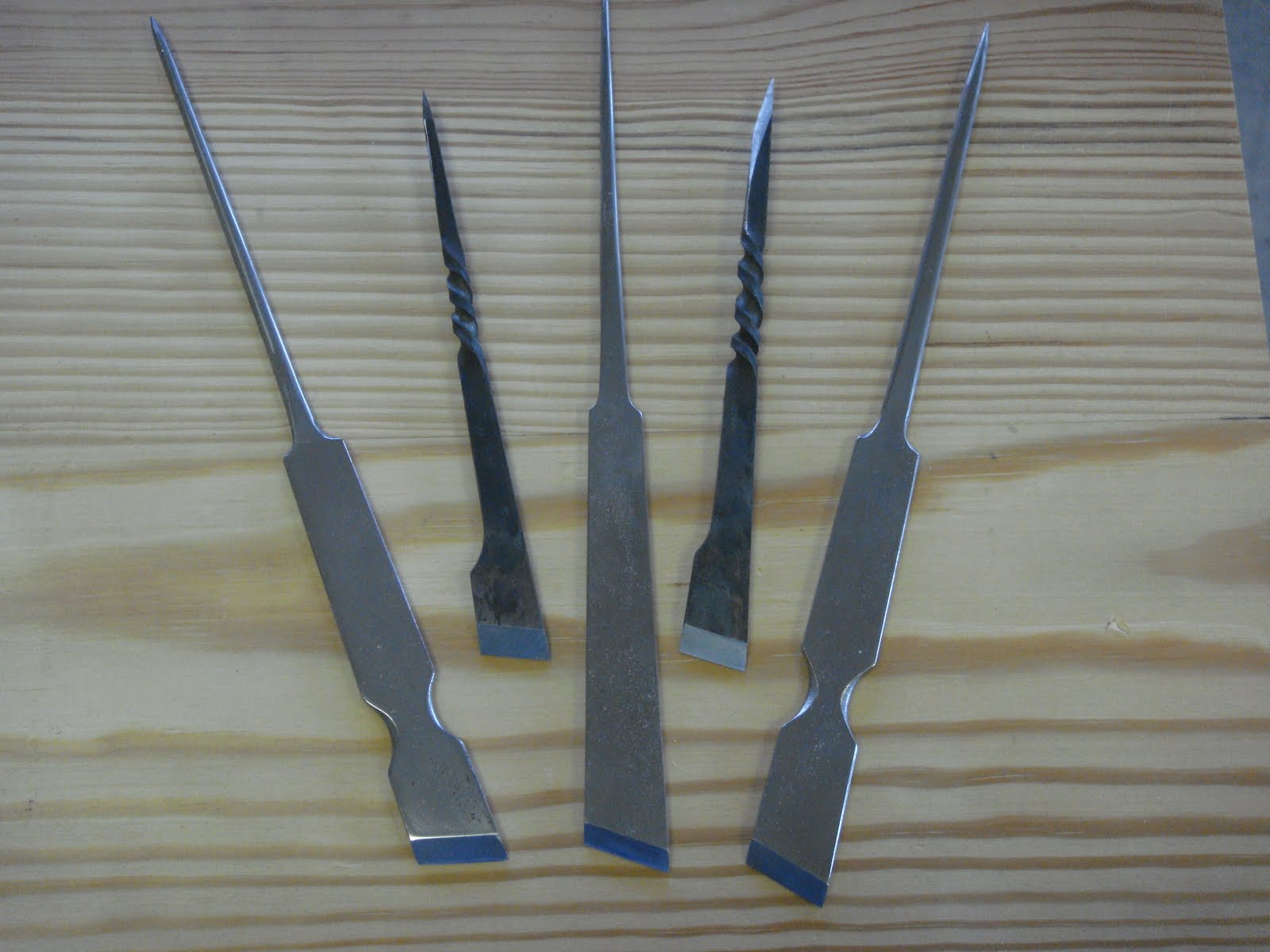 Plane Shavings Striking Knives