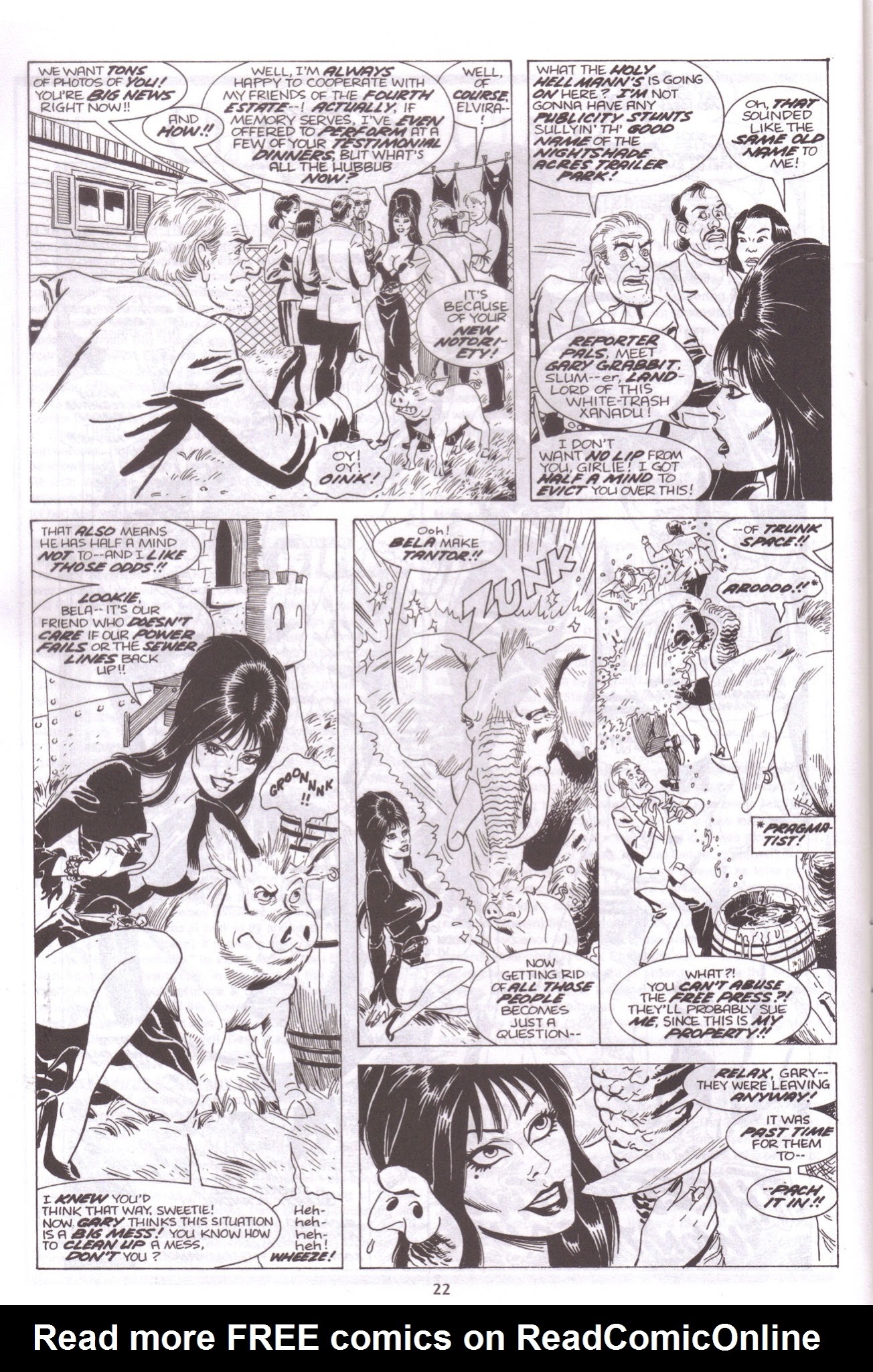 Read online Elvira, Mistress of the Dark comic -  Issue #38 - 22