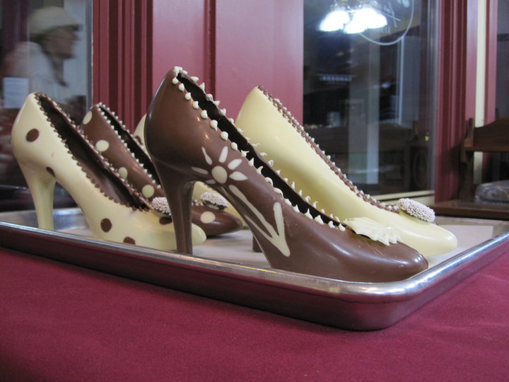 Mackinac Mommy Sanders' Chocolate Shoes!