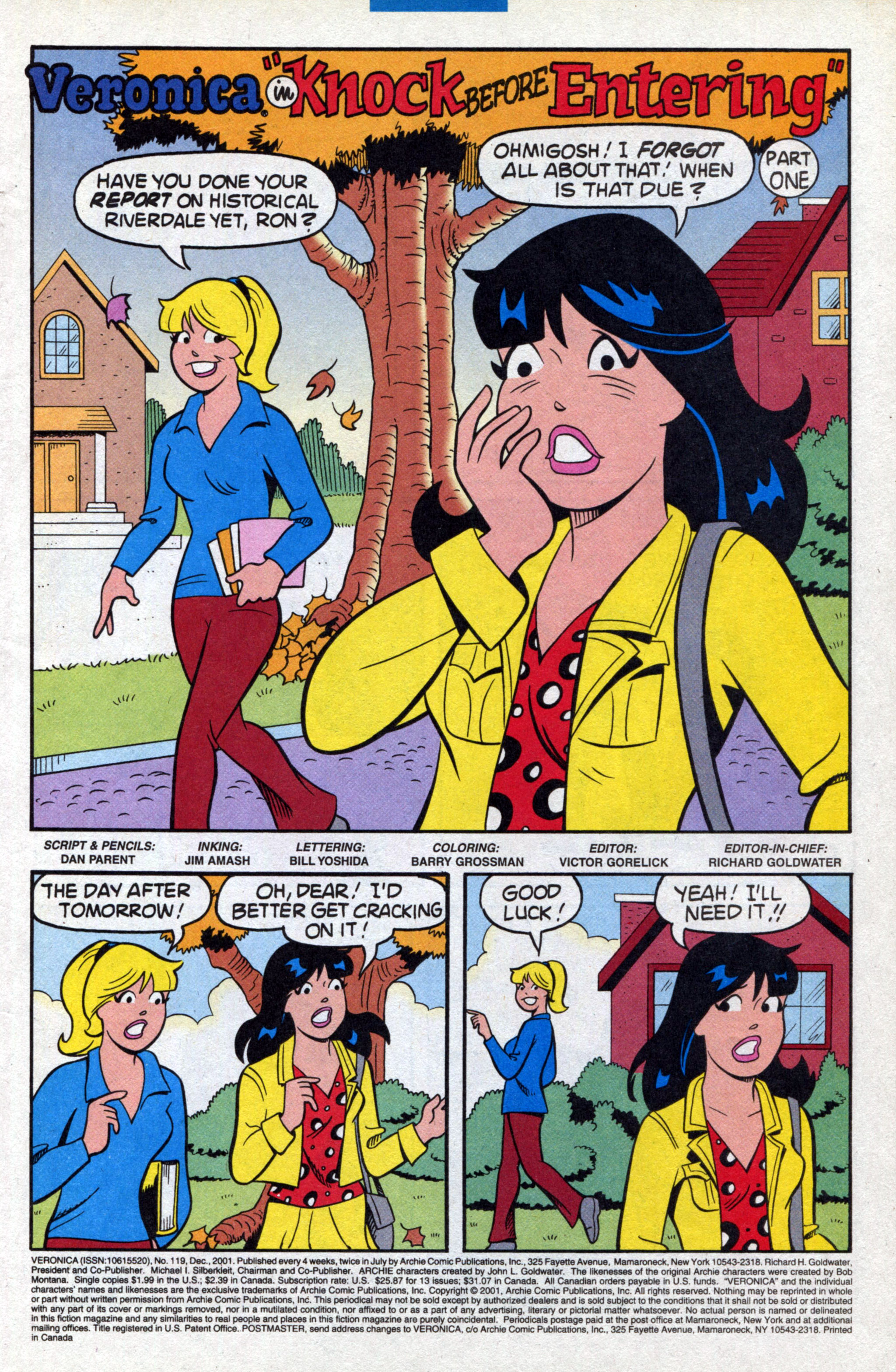Read online Veronica comic -  Issue #119 - 3