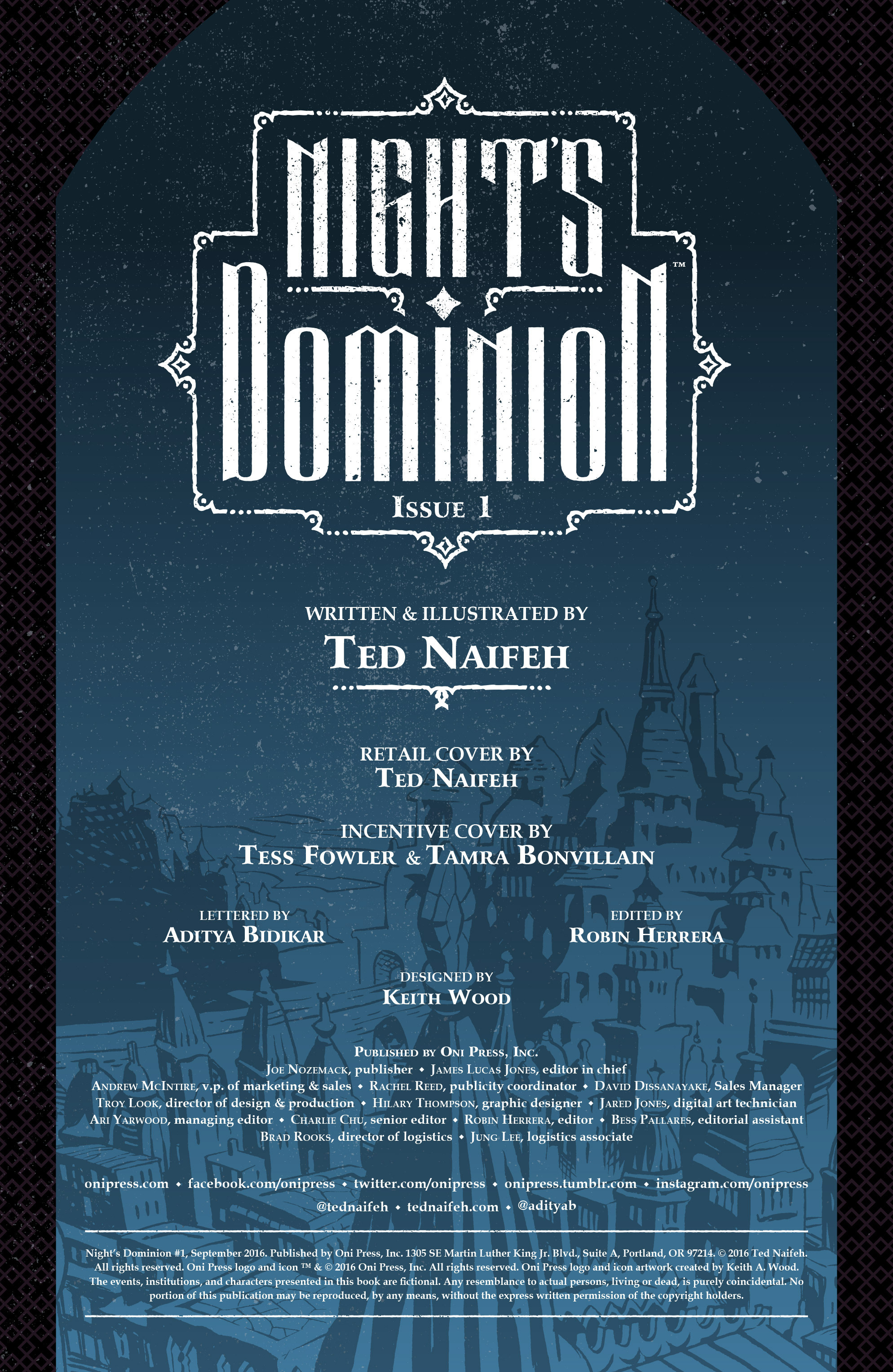 Read online Night's Dominion comic -  Issue #1 - 2